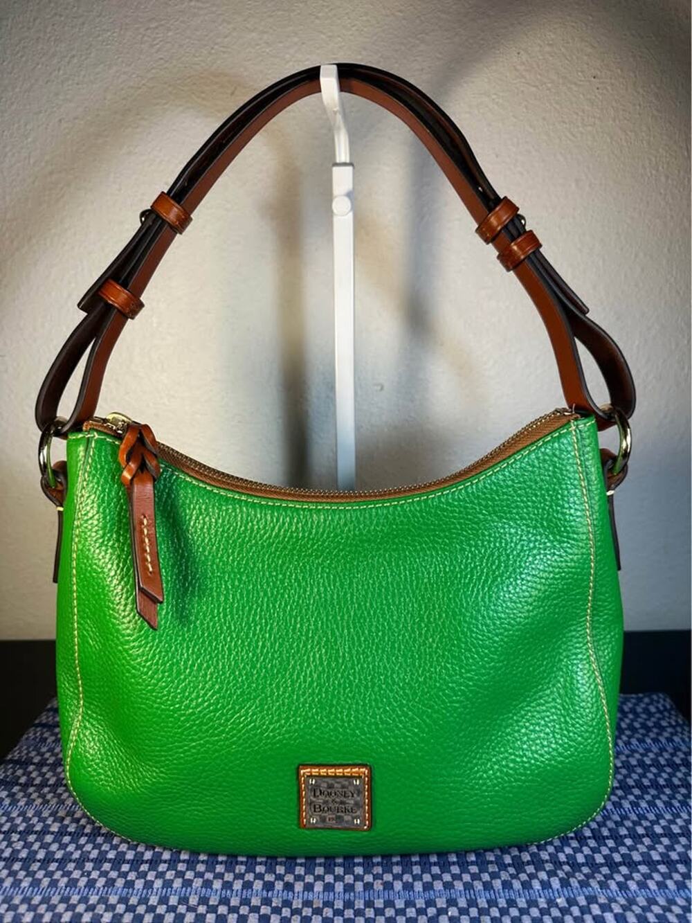 Title: Dooney & Bourke Pebble Grain Small Kiley Hobo Bag – Kelly Green - NWOT